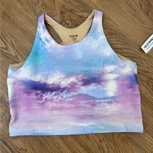Old navy active girls crop tank top